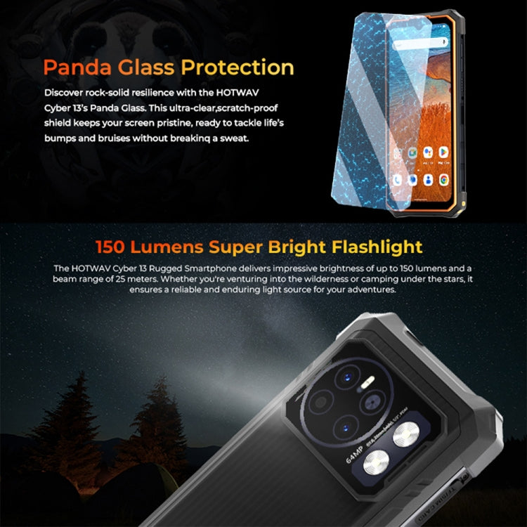 HOTWAV CYBER 13, IP68/IP69K Rugged Phone, 8GB+128GB, 10800mAh, 6.6 inch Android 14.0 Unisoc T606 Octa Core, Network: 4G, NFC, OTG HOTWAV CYBER 13, IP68/IP69K Rugged Phone, 8GB+128GB, 10800mAh, 6.6 inch Android 14.0 Unisoc T606 Octa Core, Network: 4G, NFC, OTG